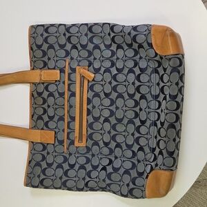 Coach denim bag